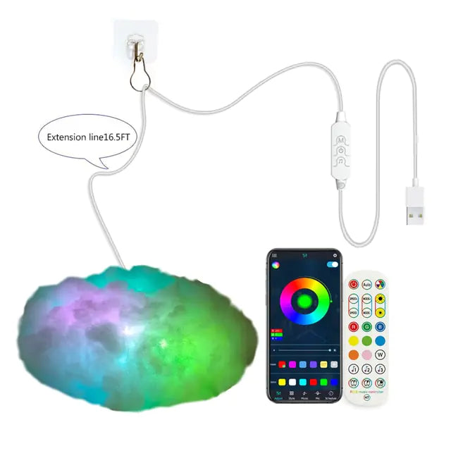 3D Cloud Lighting Smart Remote/App ThunderCloud Light