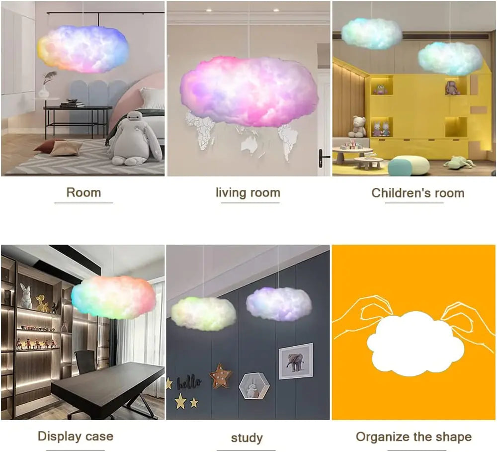 3D Cloud Lighting Smart Remote/App ThunderCloud Light